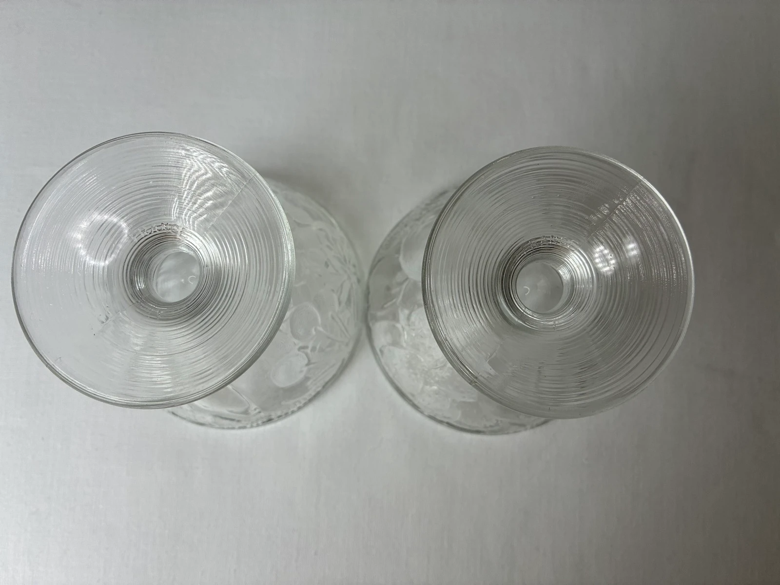 Lot de 2 coupes à glace / verres à dessert vintage en verre Luminarc France – photo 7